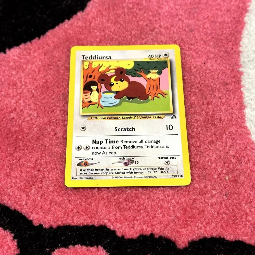 Teddiursa #65 – Pokémon Neo Discovery – As Pictured